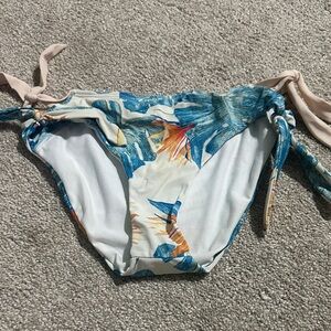 Roxy Blue and White Bikini Bottom